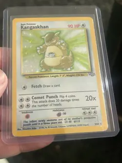 Pokemon Kangaskhan 5/64 Jungle Holo Rare Basic 90HP Mitsuhiro Arita English - Image 3