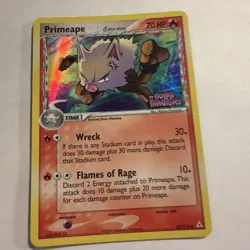 2006 Pokemon EX Holon Phantoms Primeape Delta Species 50/110 Stamped - Image 1