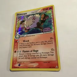 2006 Pokemon EX Holon Phantoms Primeape Delta Species 50/110 Stamped - Image 4