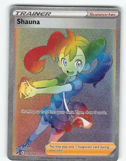 SHAUNA 278/264 RARE RAINBOW FUSION STRIKE POKEMON NM - Image 2