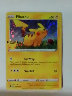 Pokemon Pikachu 25th Anniversary General Mills Promo Stamped Holo - Image 1