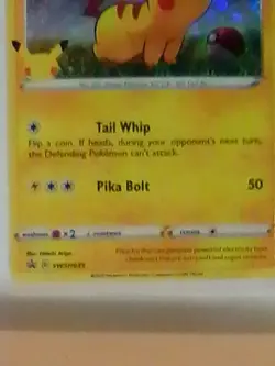 Pokemon Pikachu 25th Anniversary General Mills Promo Stamped Holo - Image 3