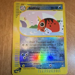 Pokemon Seaking Aquapolis Reverse Holo Uncommon English 70 HP 059/147 2002 - Image 1