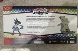 Pokemon TCG Prismatic Evolutions Lucario Ex + Tyranitar Ex Premium Collection - Image 2