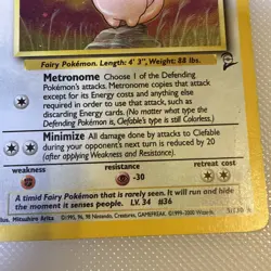 Clefable - Pokemon Base Set 2 - 5/130 - Holo Rare MP/HP - Image 4