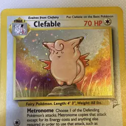 Clefable - Pokemon Base Set 2 - 5/130 - Holo Rare MP/HP - Image 5