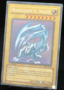 Yu-Gi-Oh! Blauaugiger W. Drache SDK-G001 1.Edition 1st Ultra Rare [PL] | DE 2002 - Image 3