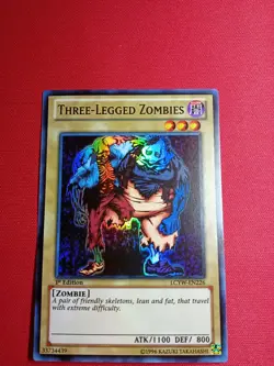 Three-Legged Zombies - Super Rare - LCYW-EN226 - 1st Ed- LP Nice condition - Image 1