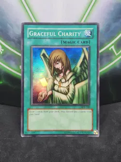 Yugioh Graceful Charity SDP-040 Super Rare MP - Image 1