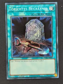 Torichtes Begrabnis RA02-DE049 Secret Rare DE NM YUGIOH - Image 1