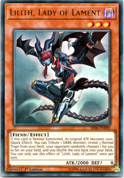 Lilith, Lady of Lament - SR06-EN000 - Ultra Rare - 1st Edition Yugioh - Image 1