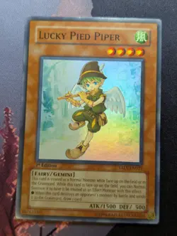 Lucky Pied Piper (TAEV-EN021) - 1st Edition - Super Rare Yugioh - LP - Image 1