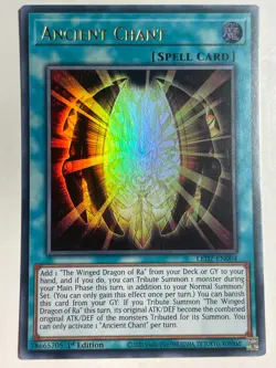 Yugioh - Ancient Chant - Ultra Rare - LED7-EN004 - 1st Ed - LP - Image 1