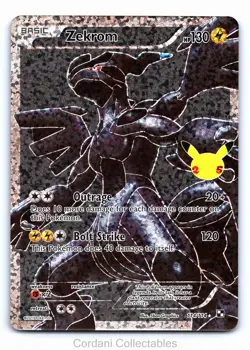 Zekrom 114/114 - SWSH Celebrations 25th - Pokemon Card - Near Mint - Image 1