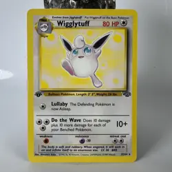Pokemon TCG Wigglytuff Jungle Card 32/64 1st Edition Rare NEAR MINT - Image 1