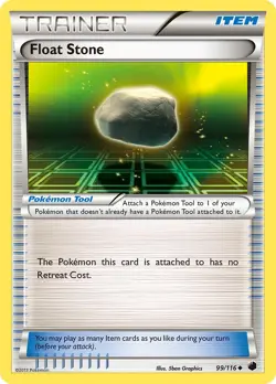 Float Stone 99/116 Plasma Freeze Pokemon Card NM - Image 1