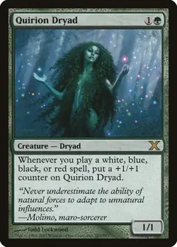 Quirion Dryad - Foil 10th Edition MP MTG - Image 1