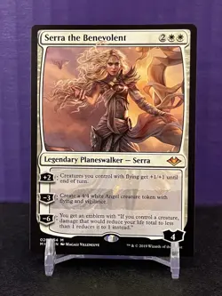MTG Magic the Gathering Serra the Benevolent (26/316) Modern Horizons NM/M - Image 1