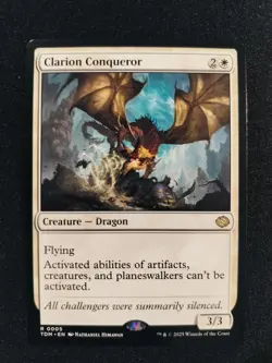 MTG Clarion Conqueror 0005 Tarkir: Dragonstorm NM - Image 1
