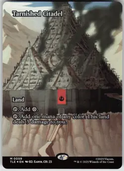 MTG Tarnished Citadel Borderless Foil NM Avatar: The Last Airbender Magic 59 - Image 1