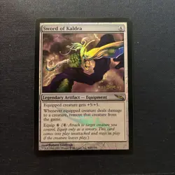 Sword of Kaldra - Foil - Mirrodin - Magic: The Gathering MTG - Promo Prerelease - Image 1