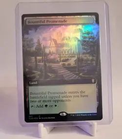 Bountiful Promenade Extended Art Foil Commander Legends Baldur's Gate #601 - Image 1
