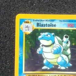 Blastoise Base Set Unlimited HOLO 2/102 Rare Pokemon Card NM WOTC - Image 2
