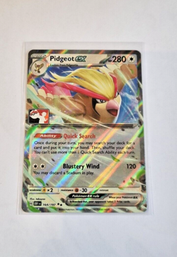 Pidgeot ex 164/197 Play! Prize Pack Series 4 STAMPED Pokemon - Image 1