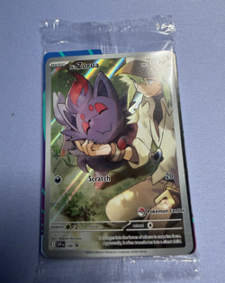 SEALED Pokemon TCG N's Zorua #189 Scarlet & Violet Promo Pokemon Center Stamped - Image 1