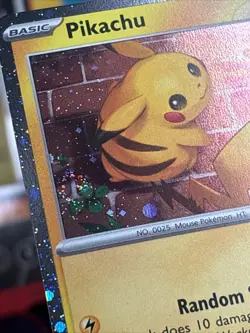 Pikachu - 2026 Pokemon Day - FART SWIRL on Clover - 051/162 - Mint 🍀🔥 PC - Image 2