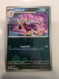 Liepard 056/086 NM – Poke Ball Holo – 2025 S&V TCG Pokemon White Flare - Image 1