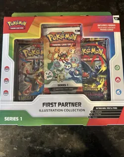 Pokemon TCG First Partner Illustration Collection Series 1 New Sealed In Hand! - Image 1