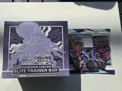 Pokemon Center Edition Chilling Reign Elite Trainer Box With Error Blister Pack 820650809712 - Image 1