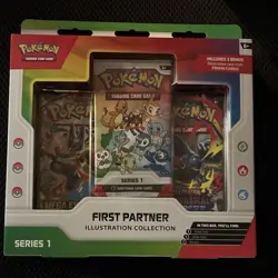 Pokemon TCG First Partner Illustration Collection Series 1 Promo Box English - Image 1
