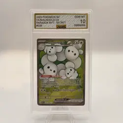 Maushold ex - 233/182 - Pokemon TCG Paradox Rift Full Art AGS GEM MINT 10 - Image 1