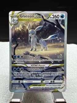 Glaceon VSTAR GG40/GG70 Crown Zenith: Galarian Gallery Near Mint Pokemon - Image 1