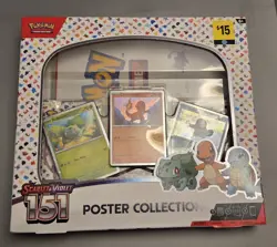Set Of Two (2) 151 Poster Collection Boxes - NEW SEALED Lot - Pokemon TCG 820650853166 - Image 2