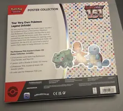 Set Of Two (2) 151 Poster Collection Boxes - NEW SEALED Lot - Pokemon TCG 820650853166 - Image 3
