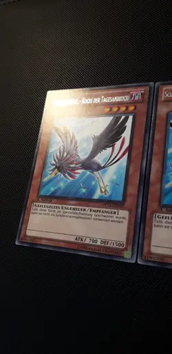Yu-Gi-Oh! 3x Schwarzflugel-Kochi der Tagesanbruch, DP11-DE010, Rare, 1.A., NM-EX - Image 2
