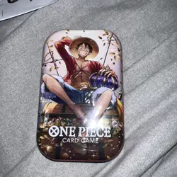 One Piece Card Game Tin Pack Set Vol. 2 - Monkey D Luffy (OP-13) Factory Sealed - Image 1