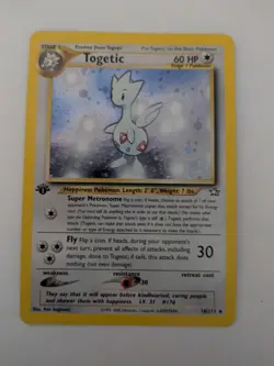 Pokemon Cards 1st Edition Togetic 16/111 Neo Genesis PICCC!! - Image 1