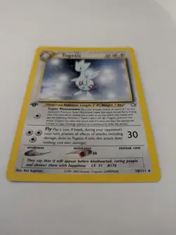 Pokemon Cards 1st Edition Togetic 16/111 Neo Genesis PICCC!! - Image 2