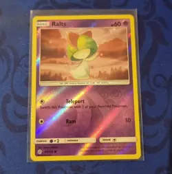 Ralts 80/236 Common Reverse Holo Pokemon Card (Cosmic Eclipse) - Image 1