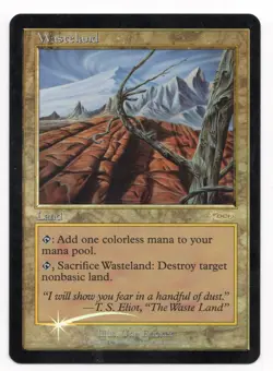 Wasteland - DCI Foil PROMO Edition - MTG Magic the Gathering CCG - Image 1