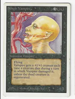 Sengir Vampire Unlimited MTG: Magic The Gathering - Image 1