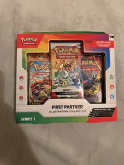 Pokemon TCG: First Partner Illustration Collection Series 1 Factory Sealed Box - Image 1