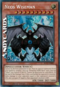 NEOS WISEMAN (Neos Uomo Saggio) • Segreta • BLC1 EN007 • 1Ed • Yugioh ANDYCARDS - Image 1