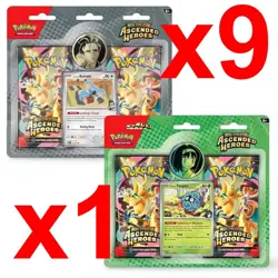 Pokemon TCG Ascended Heroes 2 Pack Blister Set x10 Factory Sealed Packs - Image 1