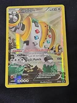 Pokemon TCG Regigigas XY82 Black Star Promos Holo LP - Image 1
