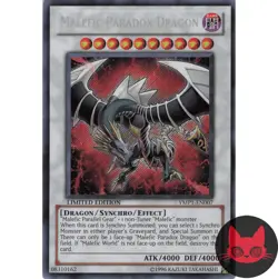 Yugioh Malefic Paradox Dragon YMP1-EN007 Secret Rare Limited Edition NM - Image 1